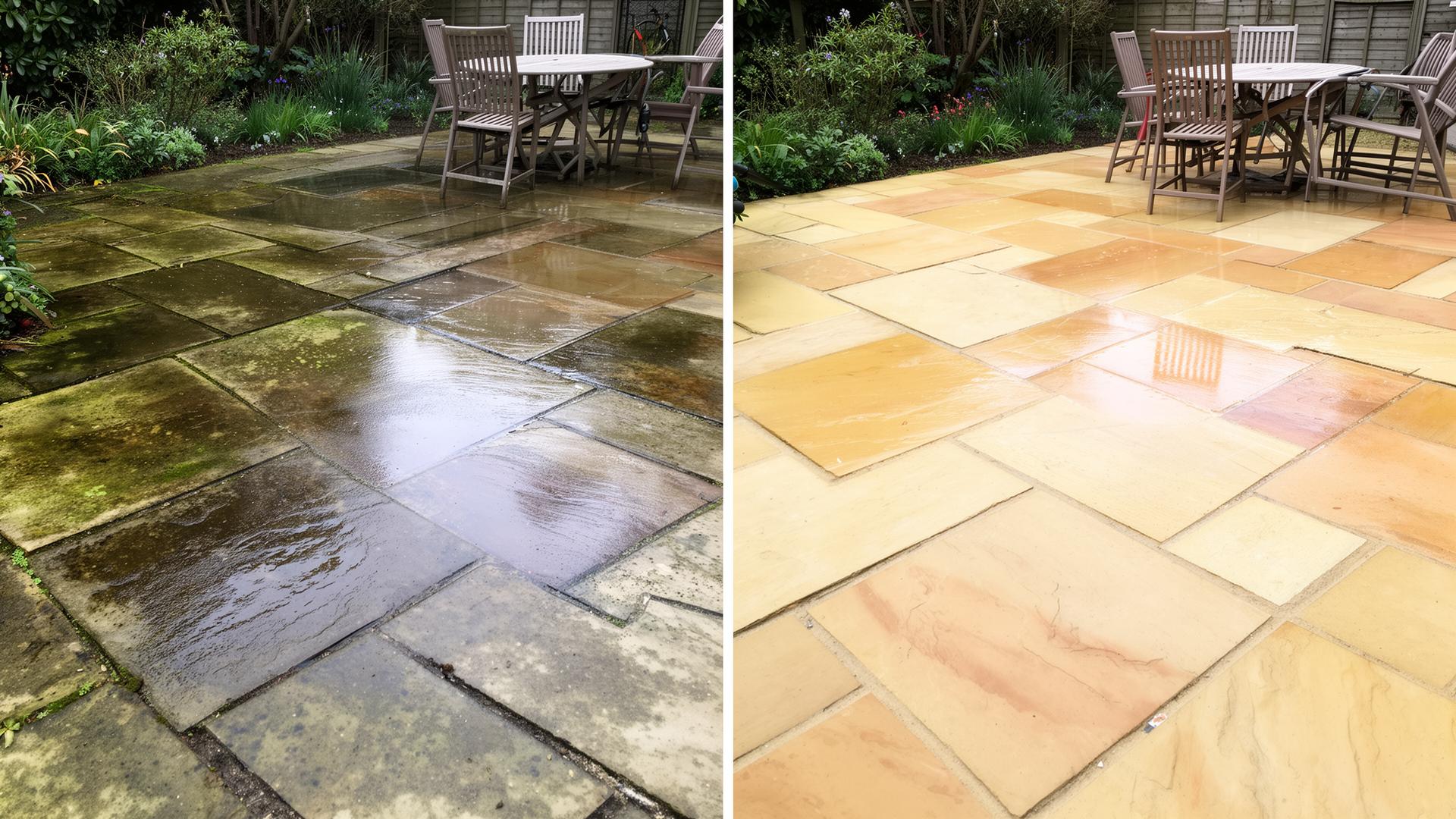 Patio Cleaning in Cheltenham and Gloucestershire